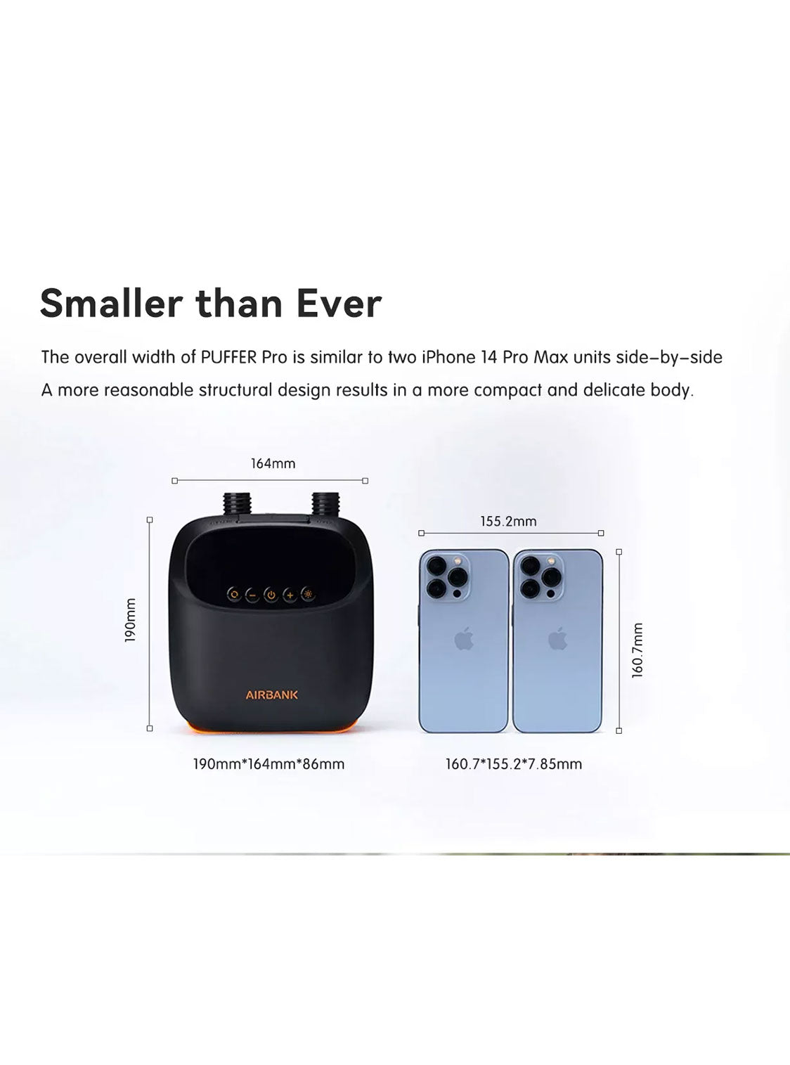 AIRBANK Puffer Pro Rechargeable SUP Air Pump