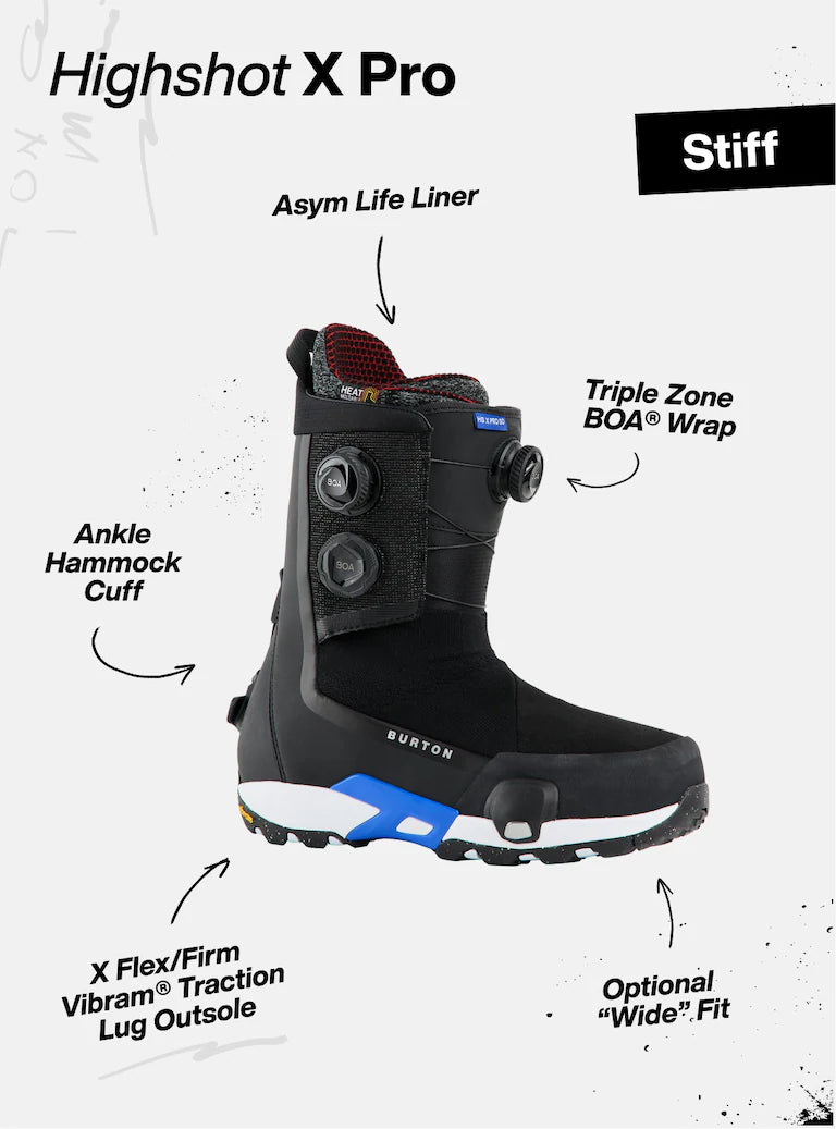 Burton Highshot X Pro Step On® Men's Wide Snowboard Boots