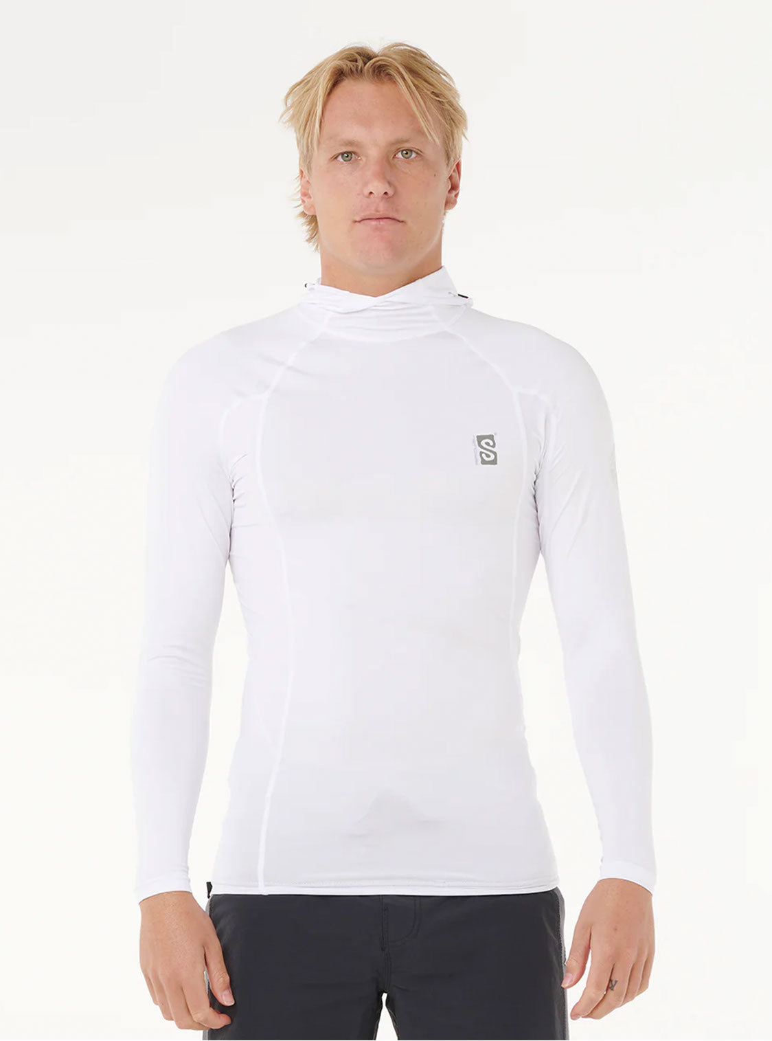 LYCRA SEARCH UPF PERF HOOD L/S