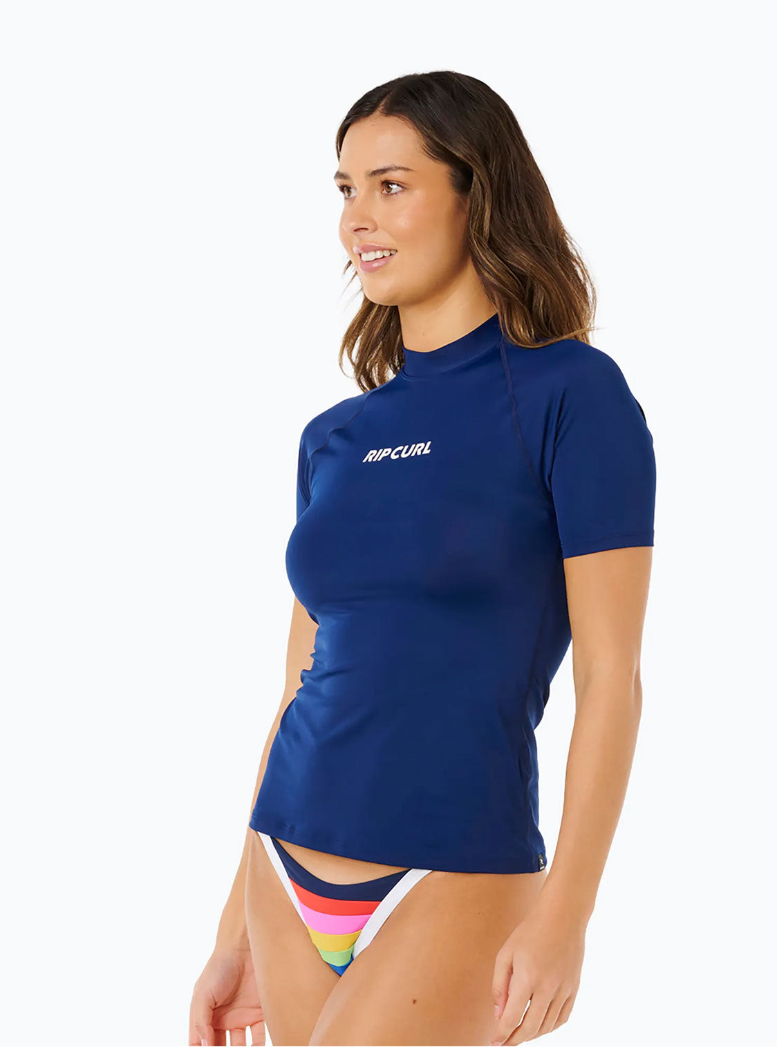 KOSZULKA DAMSKA CLASSIC SURF SS UPF RASHGUARD