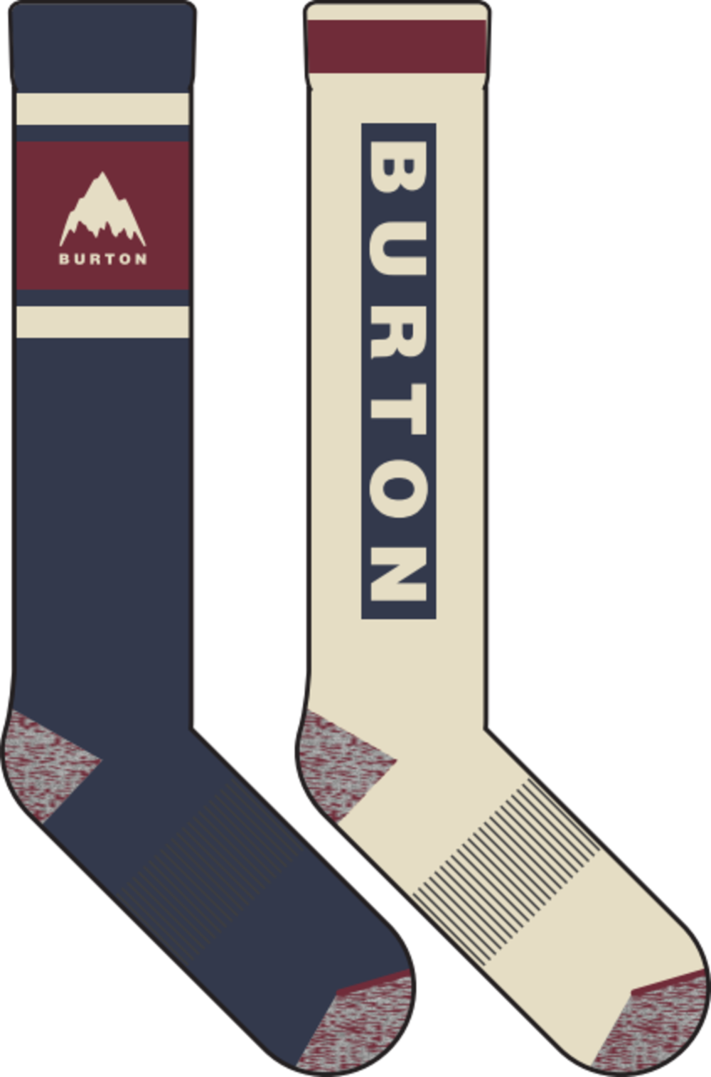 Men's Weekend Midweight Socks 2-Pack - Nightfall