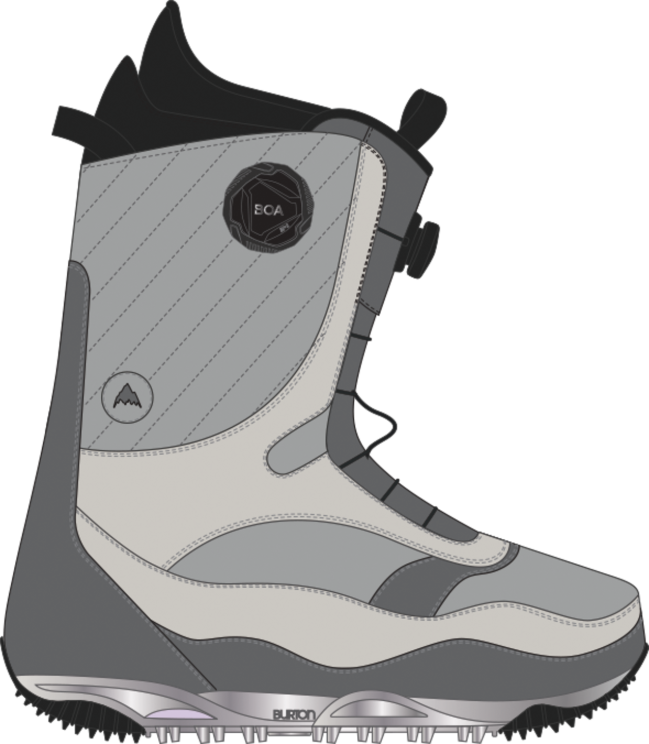 Women's Limelight BOA® Snowboard Boots - Gray