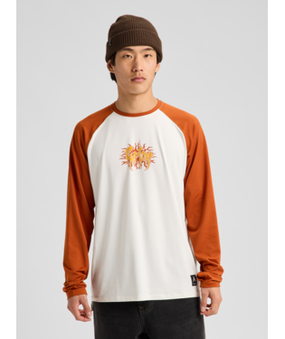 Men's Roadie Base Layer Tech T-Shirt - Stout White/Spiced Chai