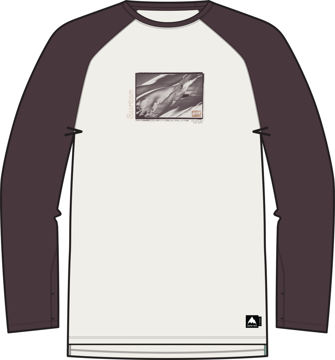 Men's Roadie Base Layer Tech T-Shirt - Stout White/Bear Hug Brown