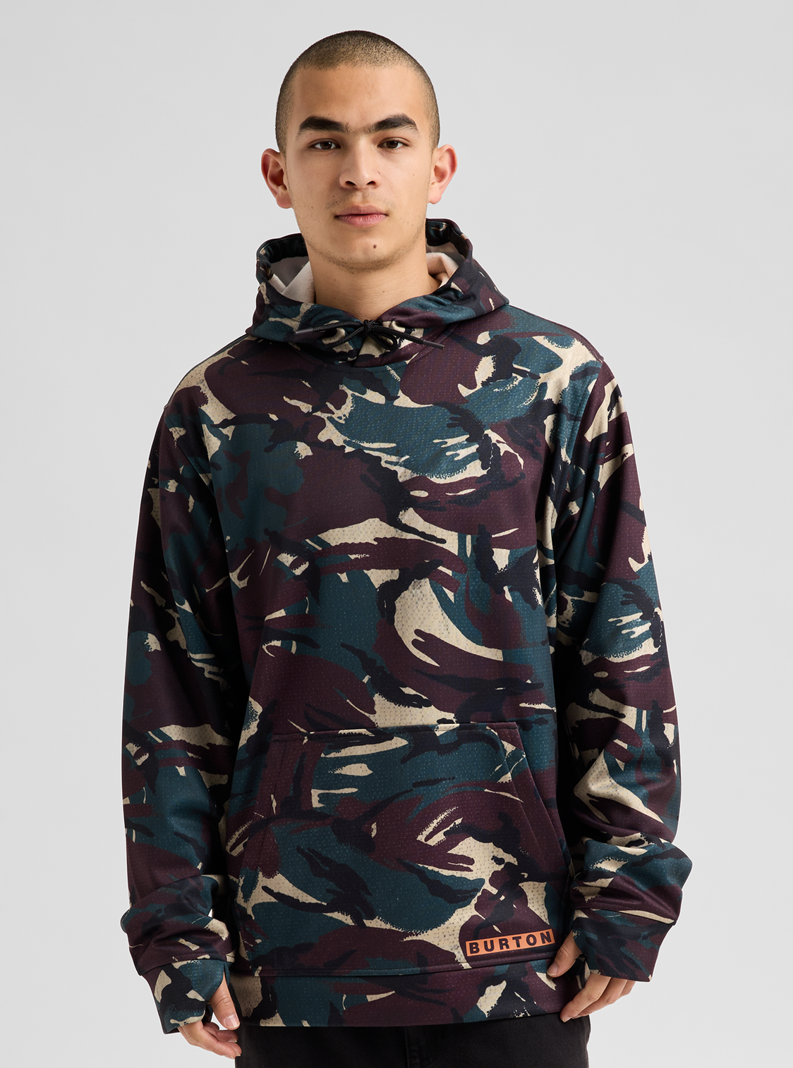Men's Oak Pullover Hoodie - Seersucker Camo