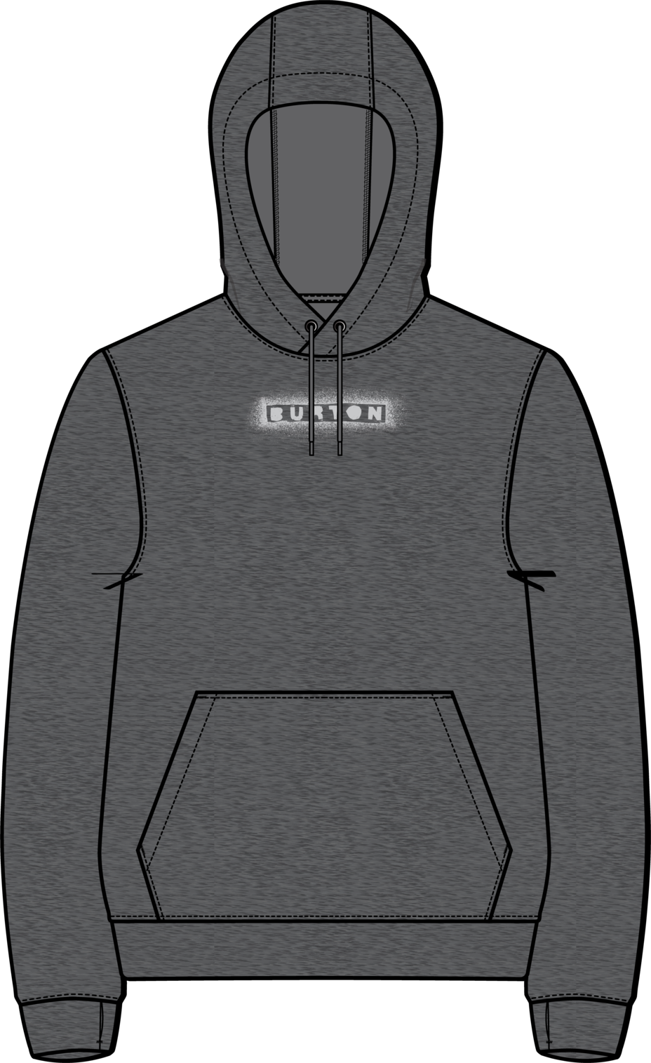 Men's Oak Pullover Hoodie - Gotham Gray Htr