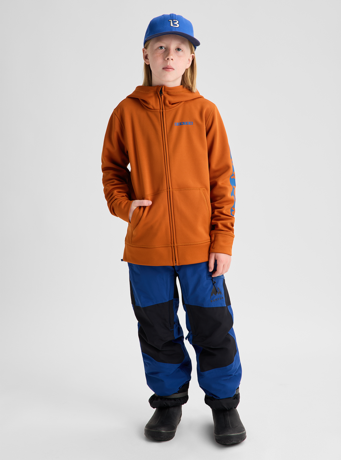 Kids' Oak Full-Zip Hoodie - Spiced Chai
