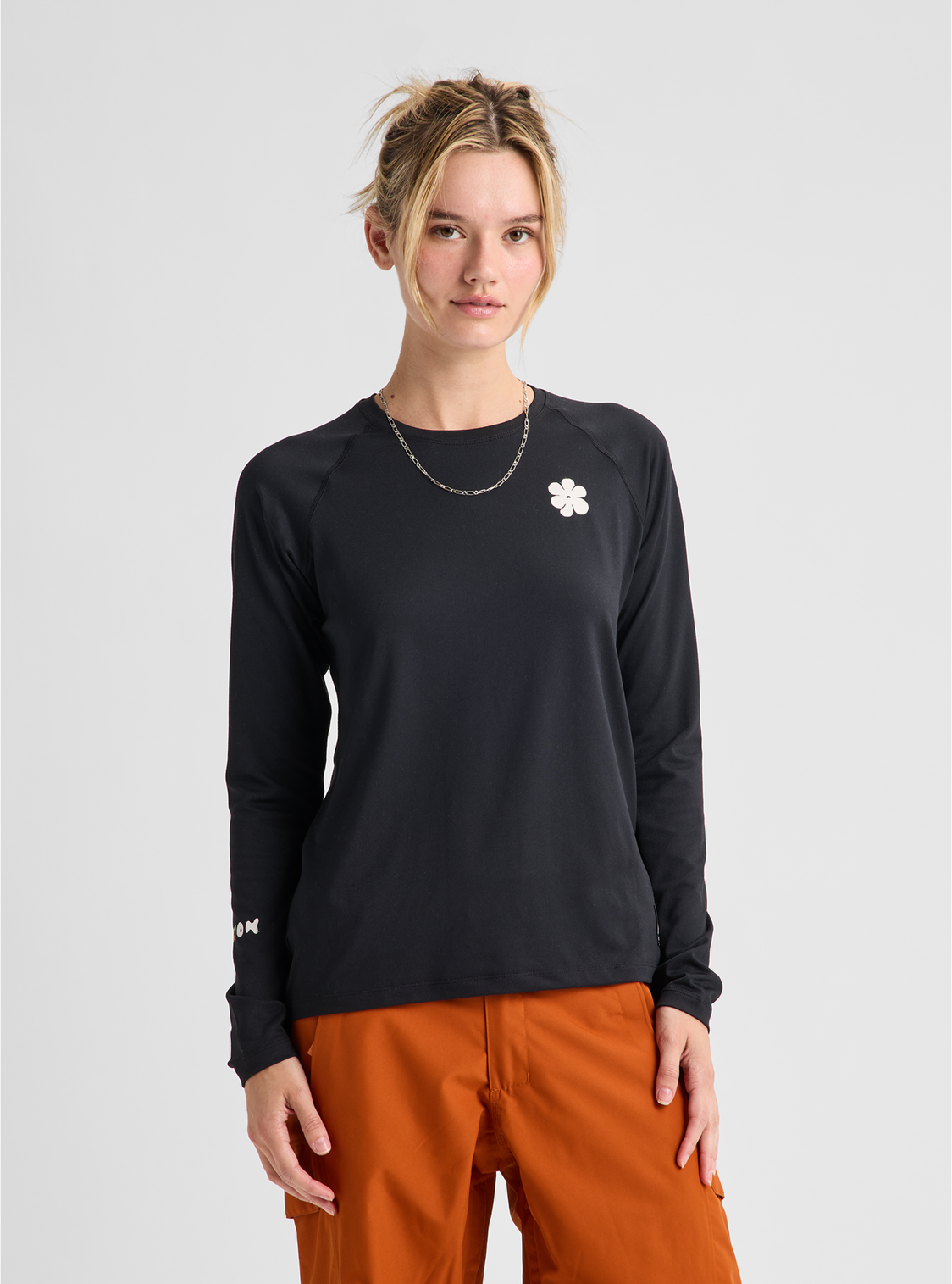 Women's Roadie Base Layer Tech T-Shirt - True Black