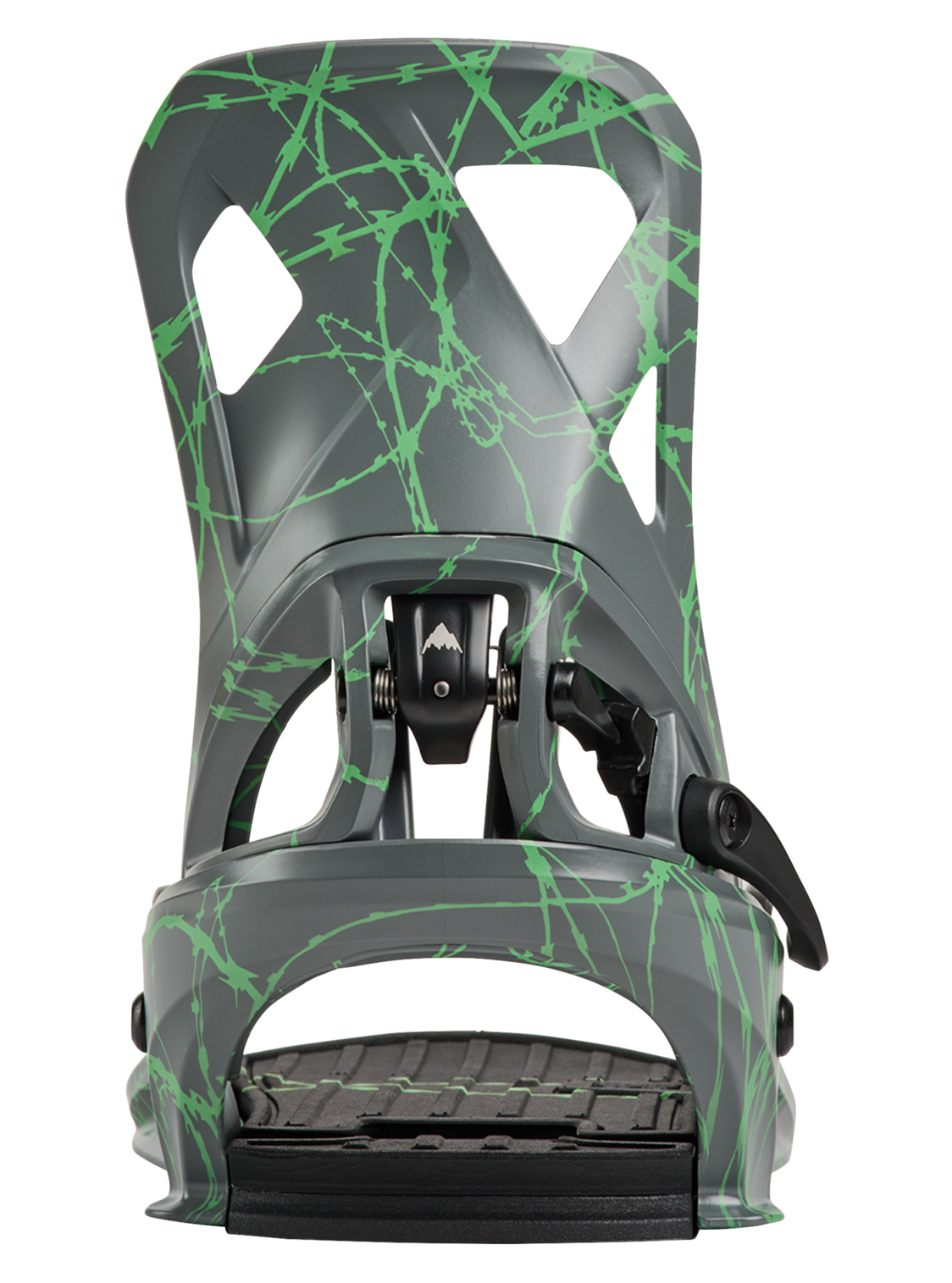 Men's Step On® Re:Flex Snowboard Bindings - Gray/Green Voltage