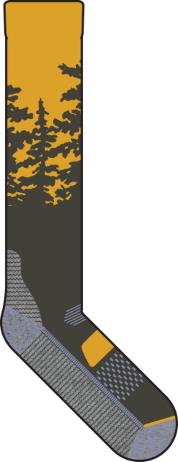 Men's Performance Midweight Socks - Sunrise