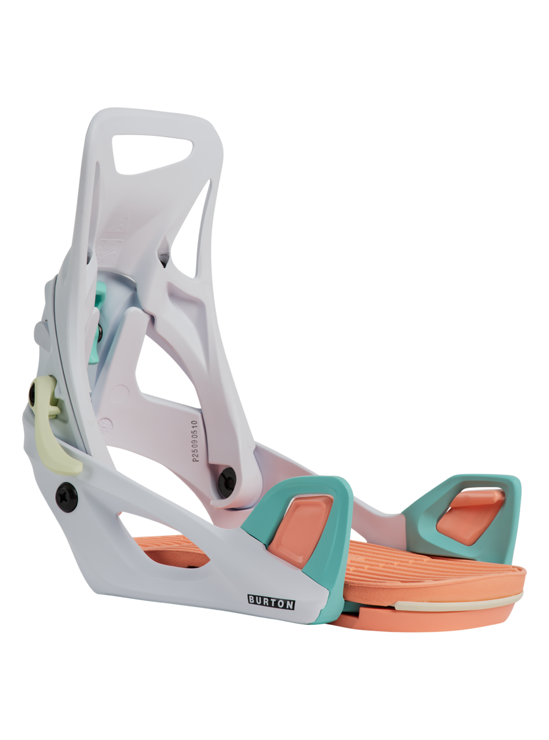 Kids' Burton Step On® Smalls Re:Flex Snowboard Bindings - White/Multi