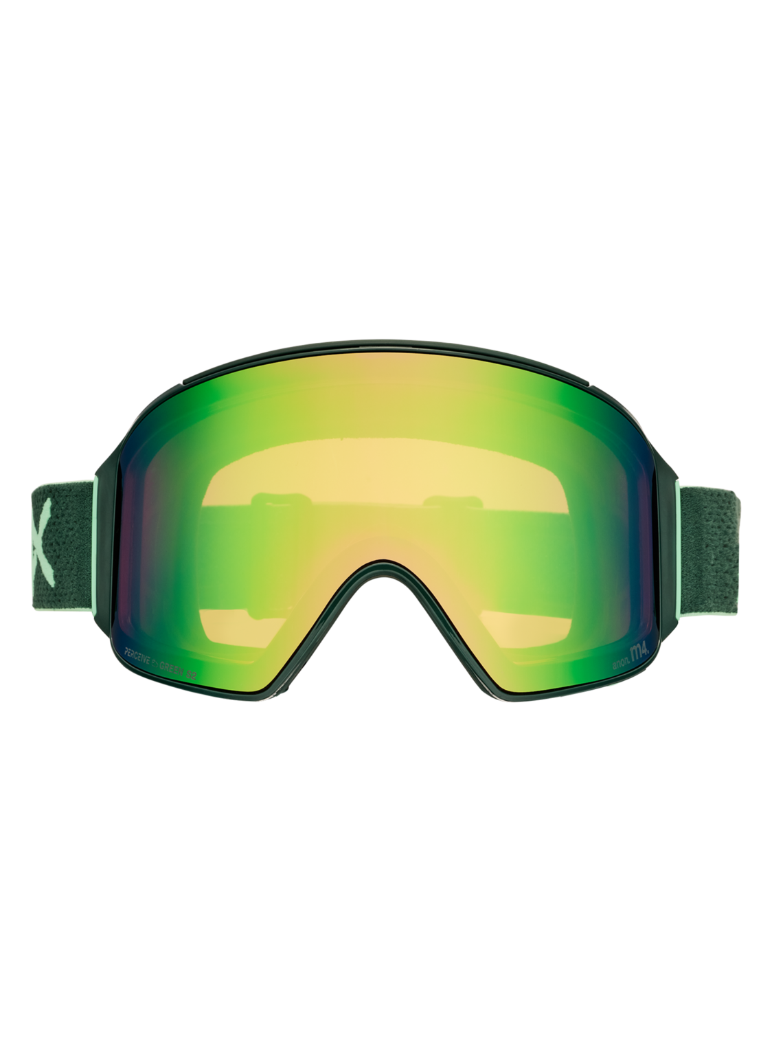 M4 Goggles (Cylindrical) + Bonus Lens + MFI® Face Mask - Brunswick Green / Perceive Variable Green
