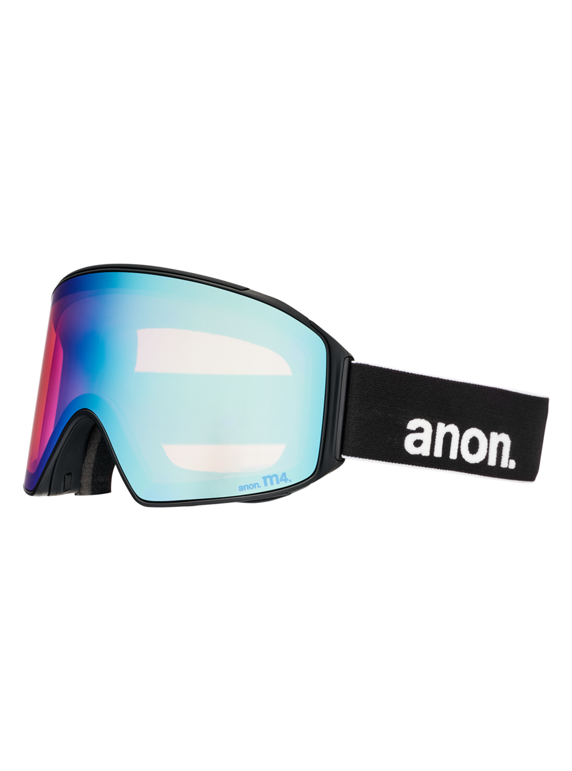 M4 Goggles (Cylindrical) + Bonus Lens + MFI® Face Mask - Black/Perceive Variable Blue