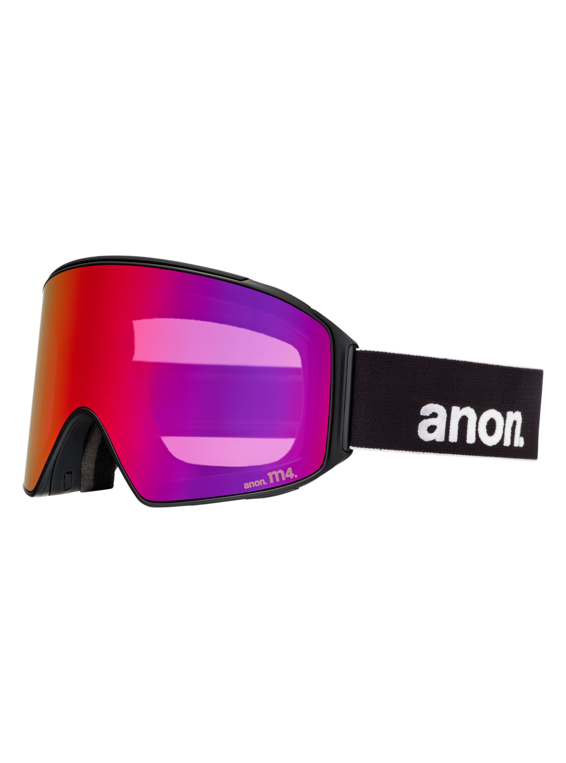 M4 Goggles (Cylindrical) + Bonus Lens + MFI® Face Mask - Black/Perceive Sunny Red