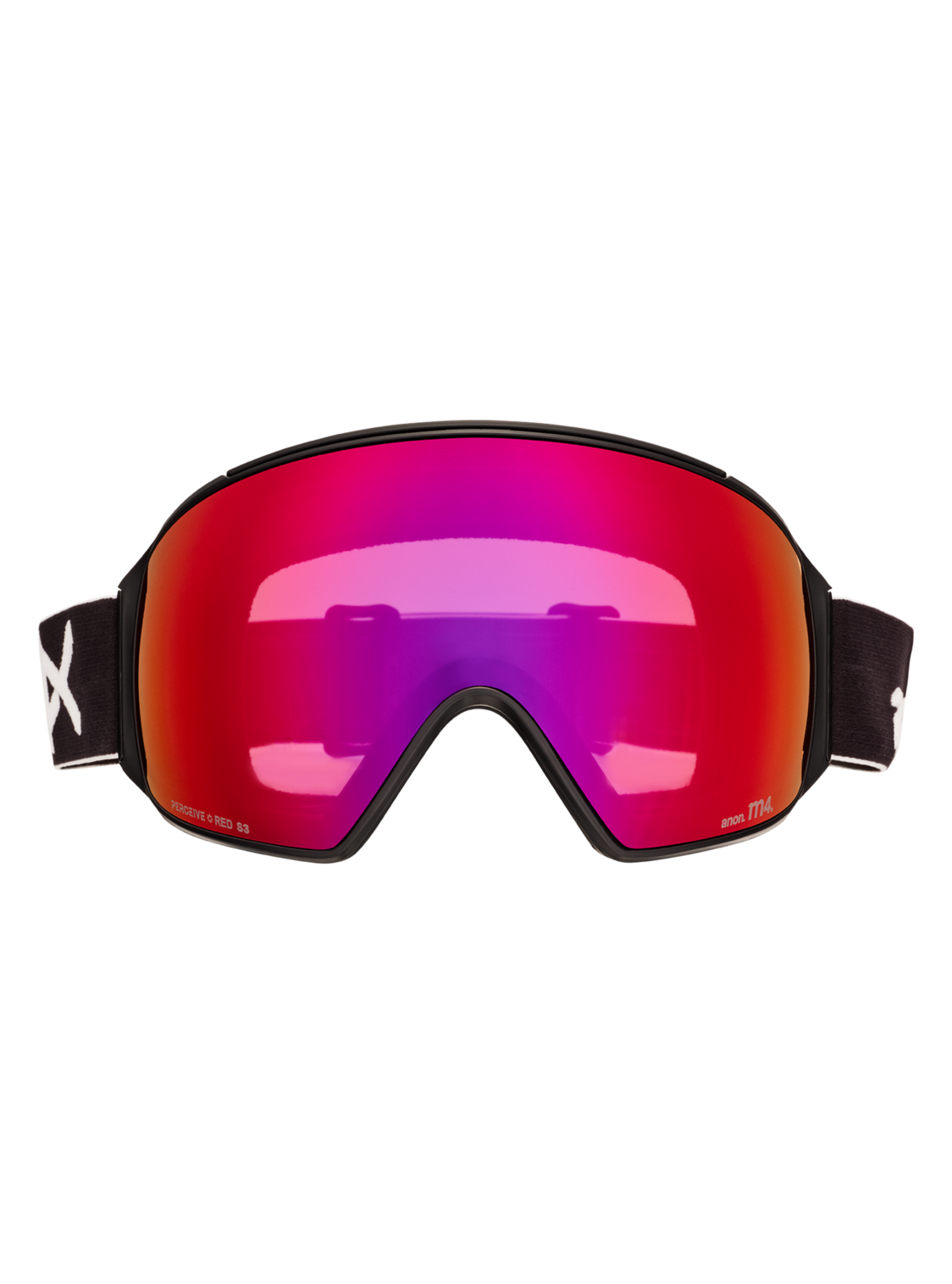 M4 Goggles (Toric) + Bonus Lens + MFI® Face Mask - Black/Perceive Sunny Red