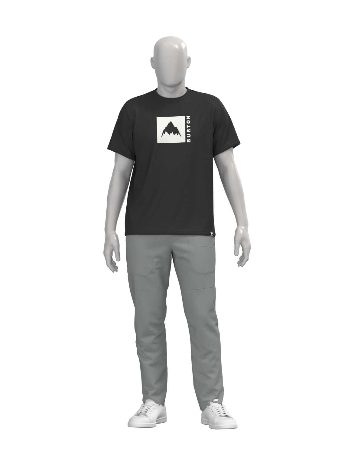 Men's Classic Mountain High Short Sleeve T-Shirt - True Black