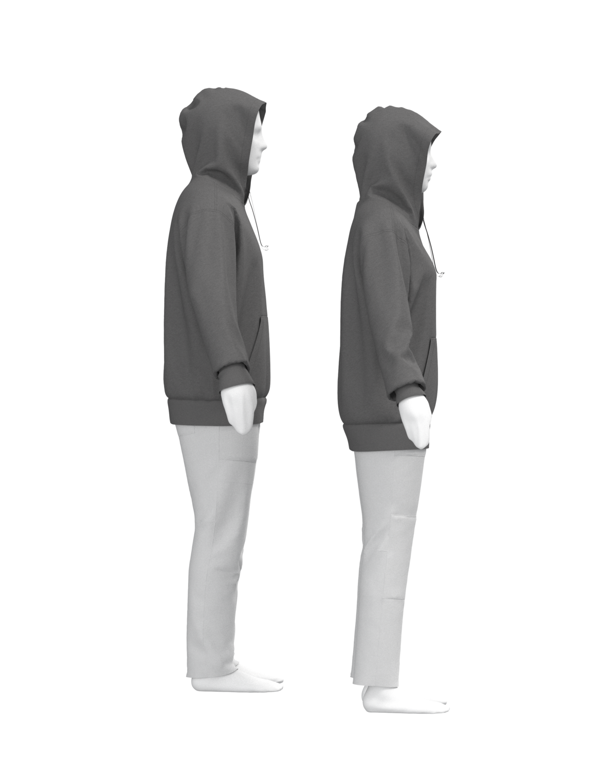 Men's Mountain Pullover Hoodie - Gray Heather