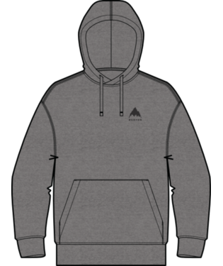 Men's Mountain Pullover Hoodie - Gray Heather