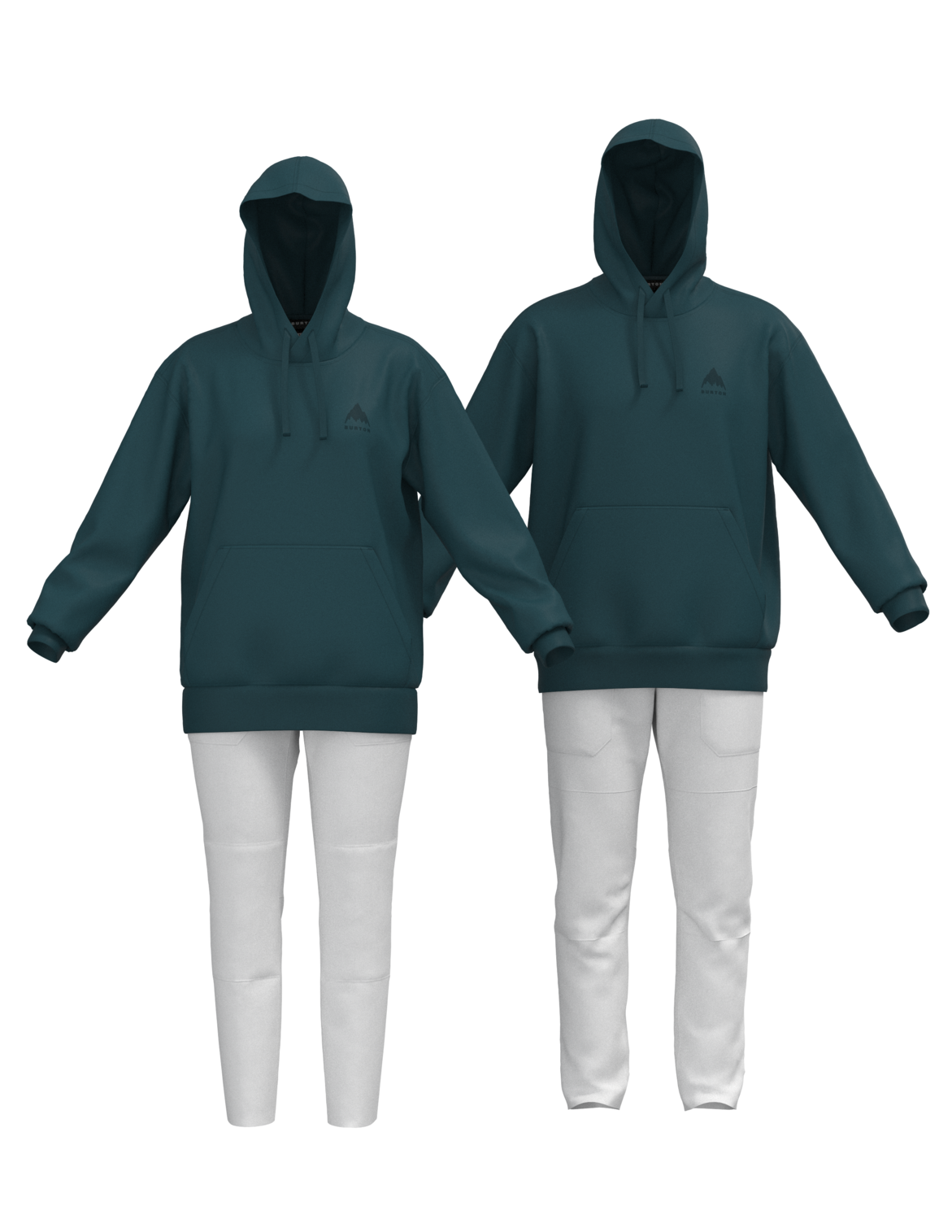 Men's Mountain Pullover Hoodie - Atlantic Teal