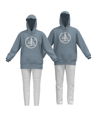 Men's Family Tree Pullover Hoodie - Airstream Blue