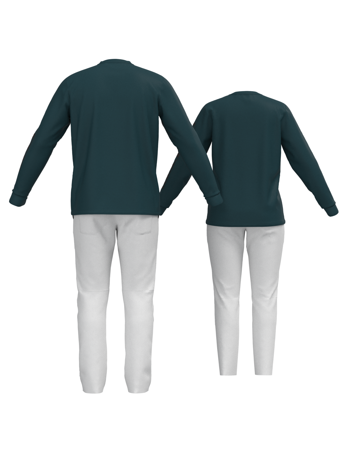 Men's Elite Long Sleeve T-Shirt - Atlantic Teal