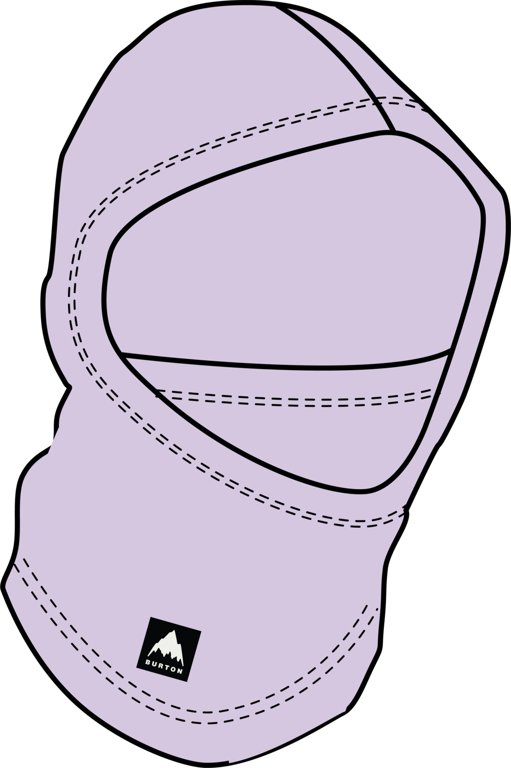 Kids' Cora Hood - Moondust Purple