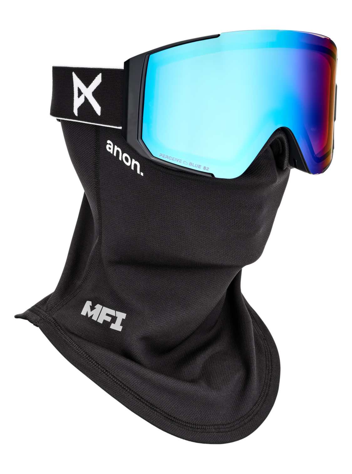 Sync Goggles + Bonus Lens + MFI® Face Mask - Black/Perceive Variable Blue