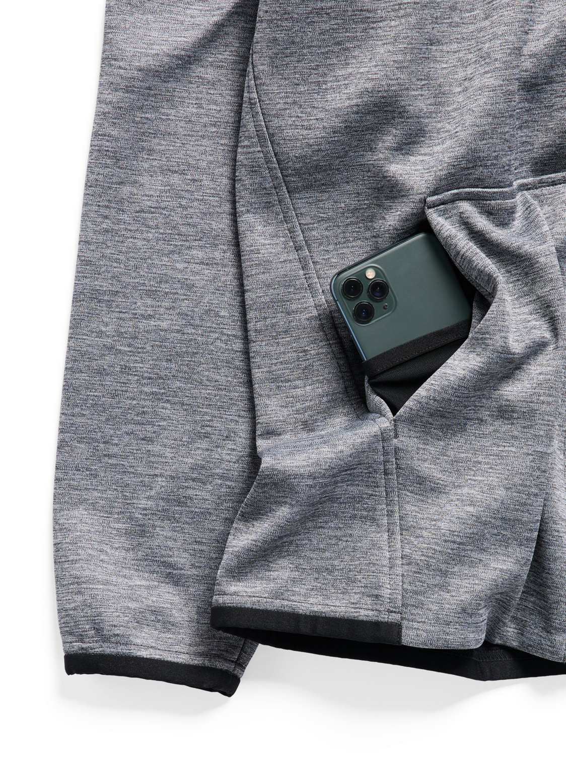 Men's Crown Weatherproof Full-Zip Fleece - True Black Heather