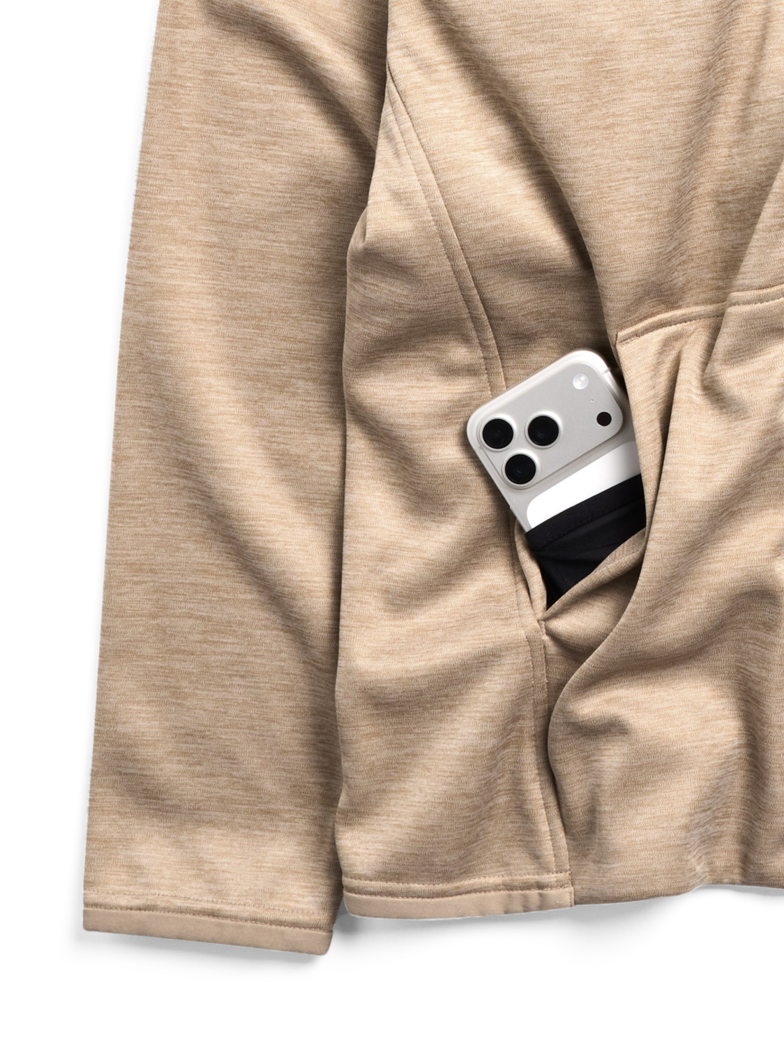 Men's Crown Weatherproof Full-Zip Fleece - Summit Taupe Heather