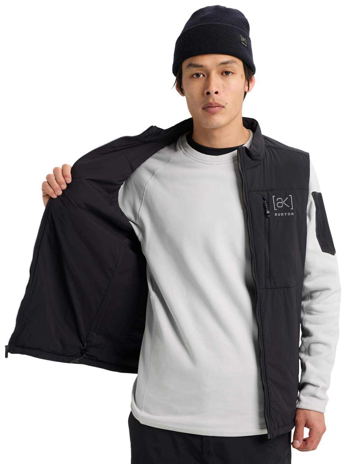 Men's [ak] Helium Stretch Insulated Vest - True Black