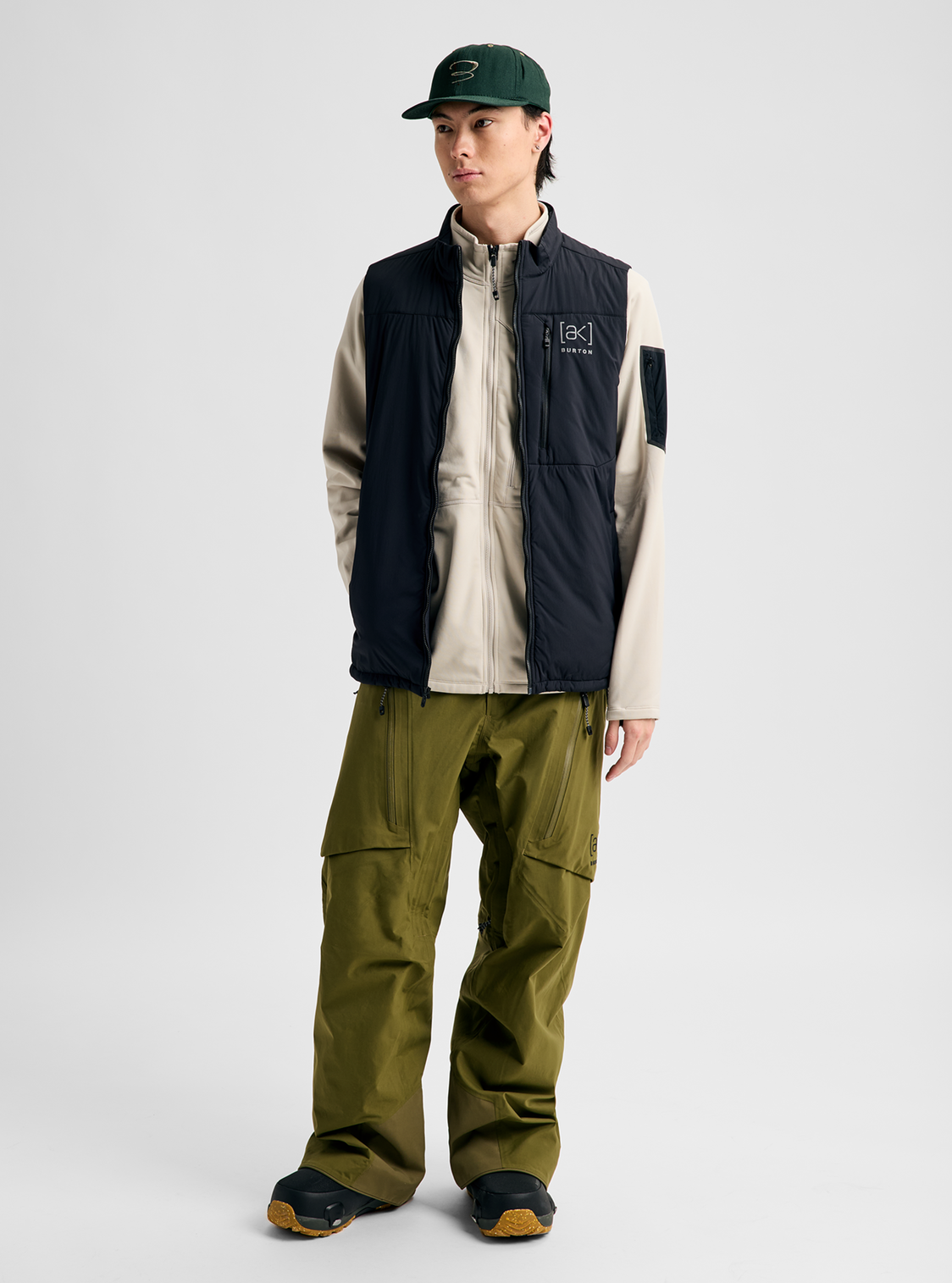 Men's [ak] Helium Stretch Insulated Vest - True Black