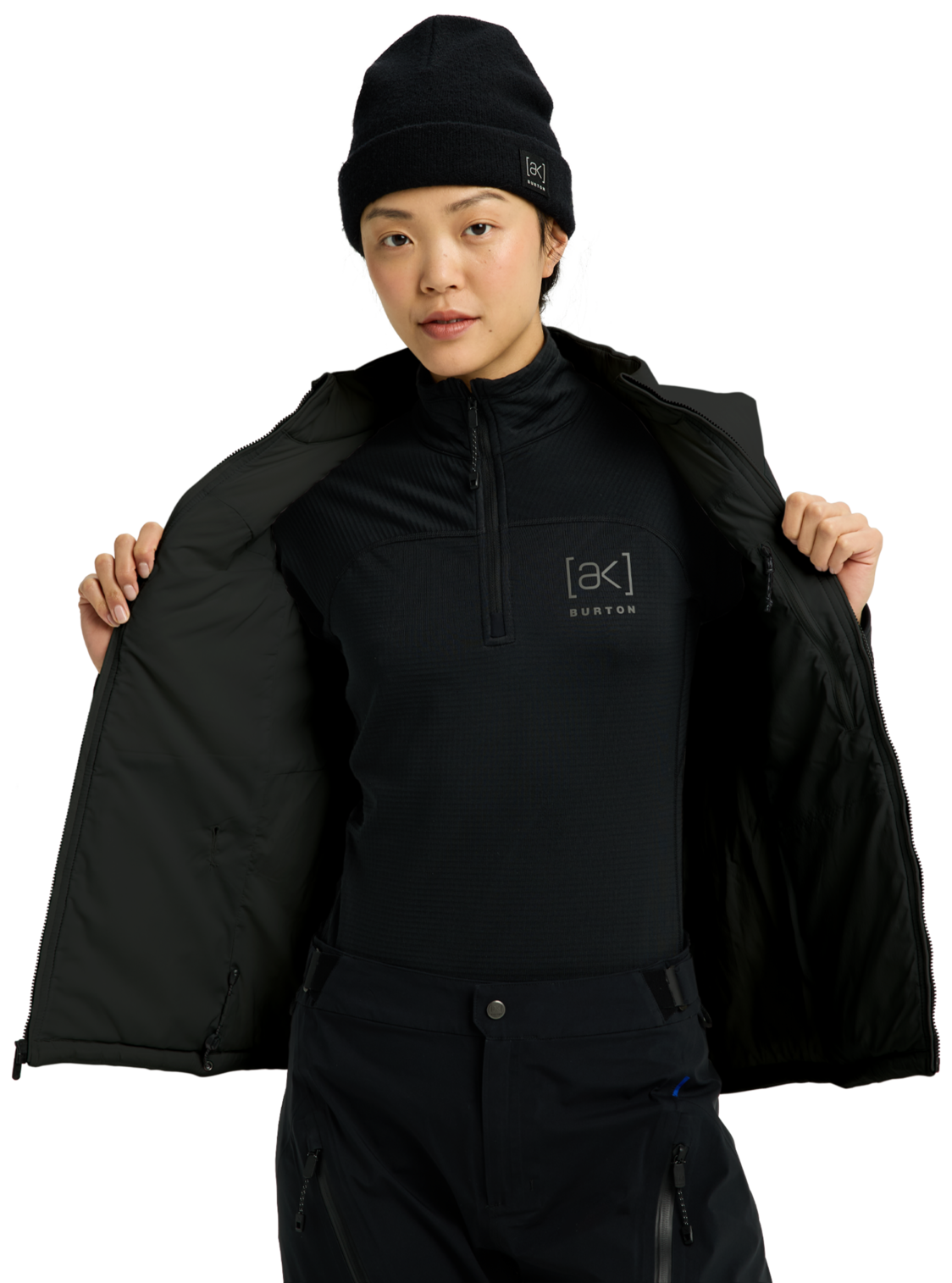 Women's [ak] Helium Stretch Insulated Vest - True Black