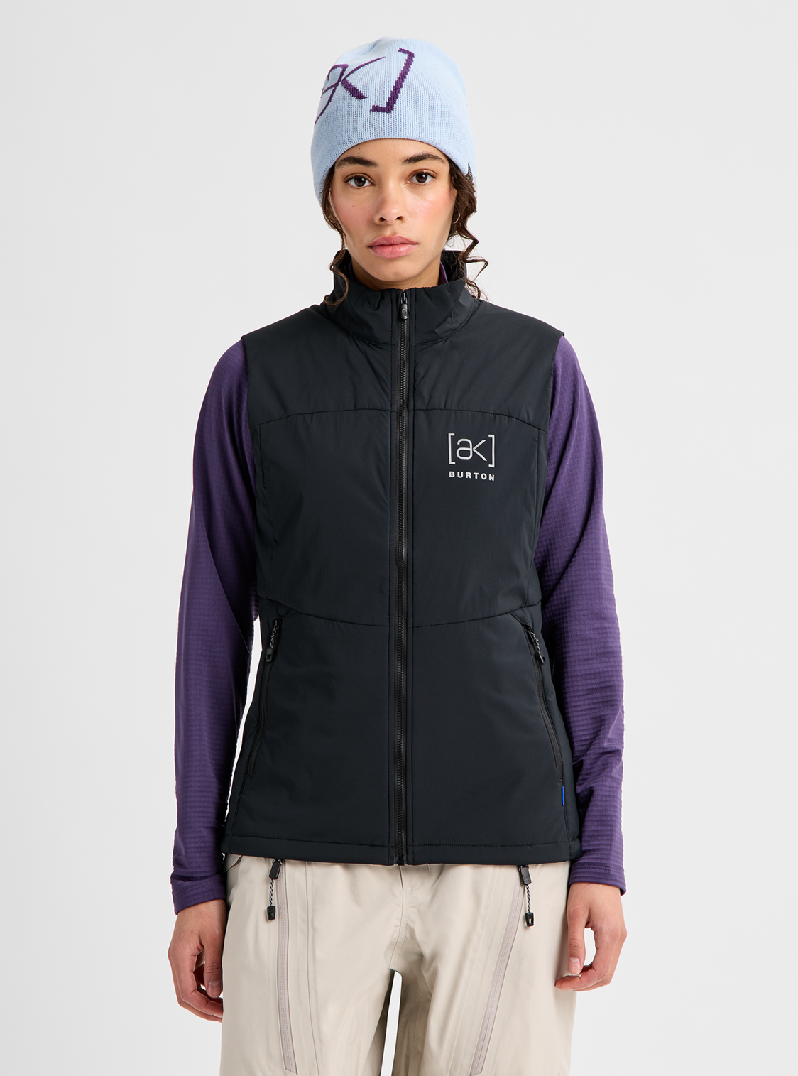 Women's [ak] Helium Stretch Insulated Vest - True Black