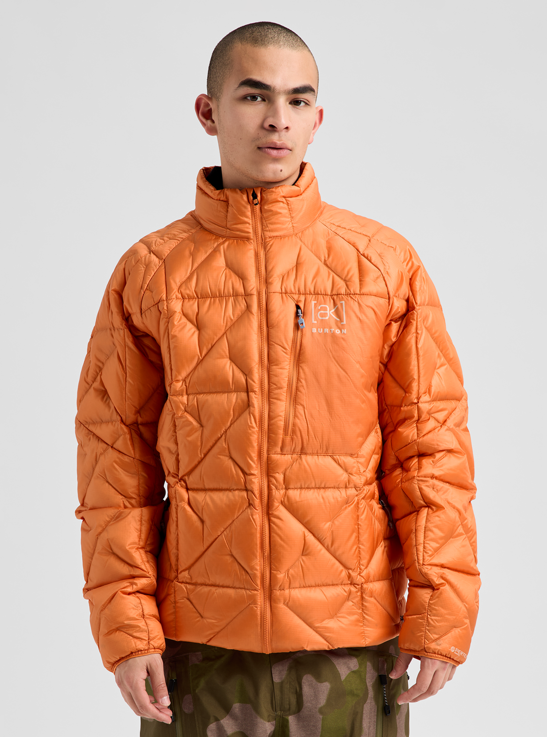 Men's [ak] Baker Down Jacket - Goldfish Orange