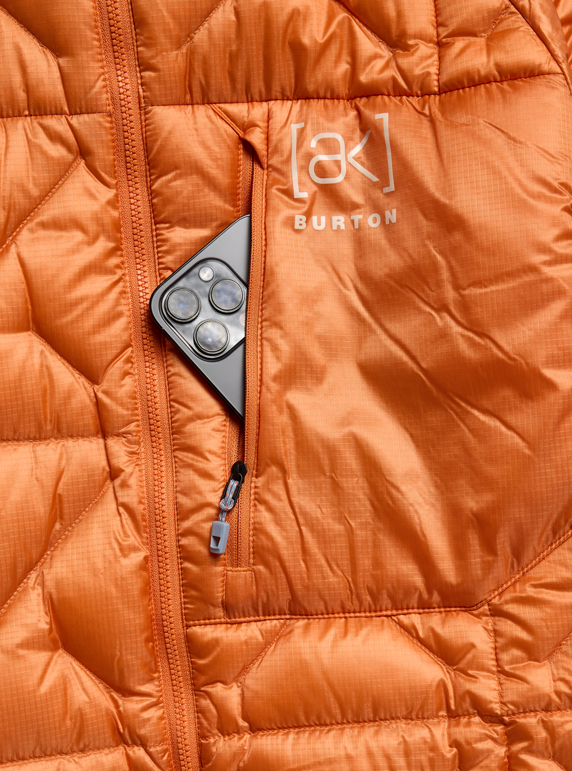 Men's [ak] Baker Down Jacket - Goldfish Orange
