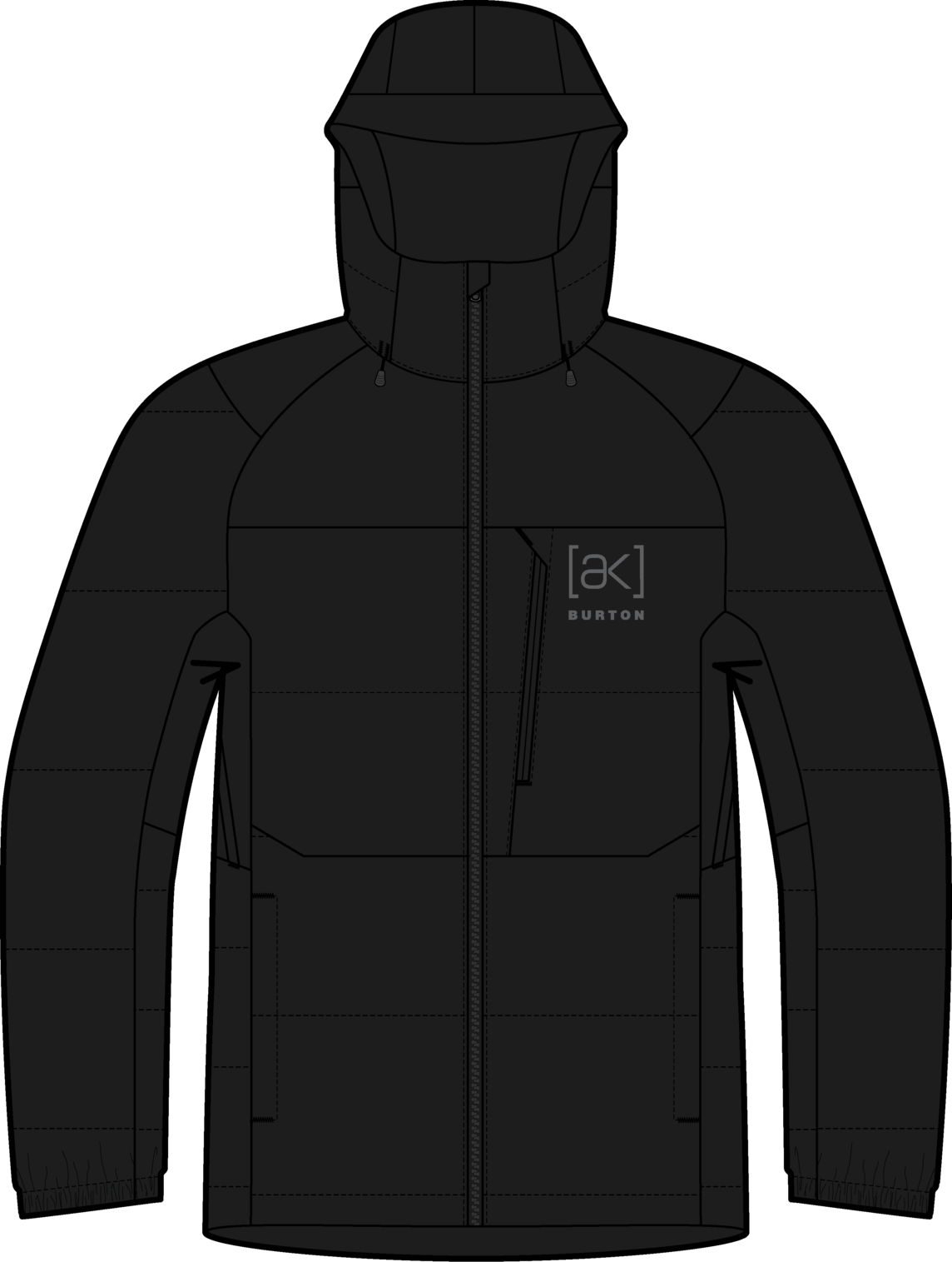 Men's [ak] Baker Expedition Down Jacket - True Black