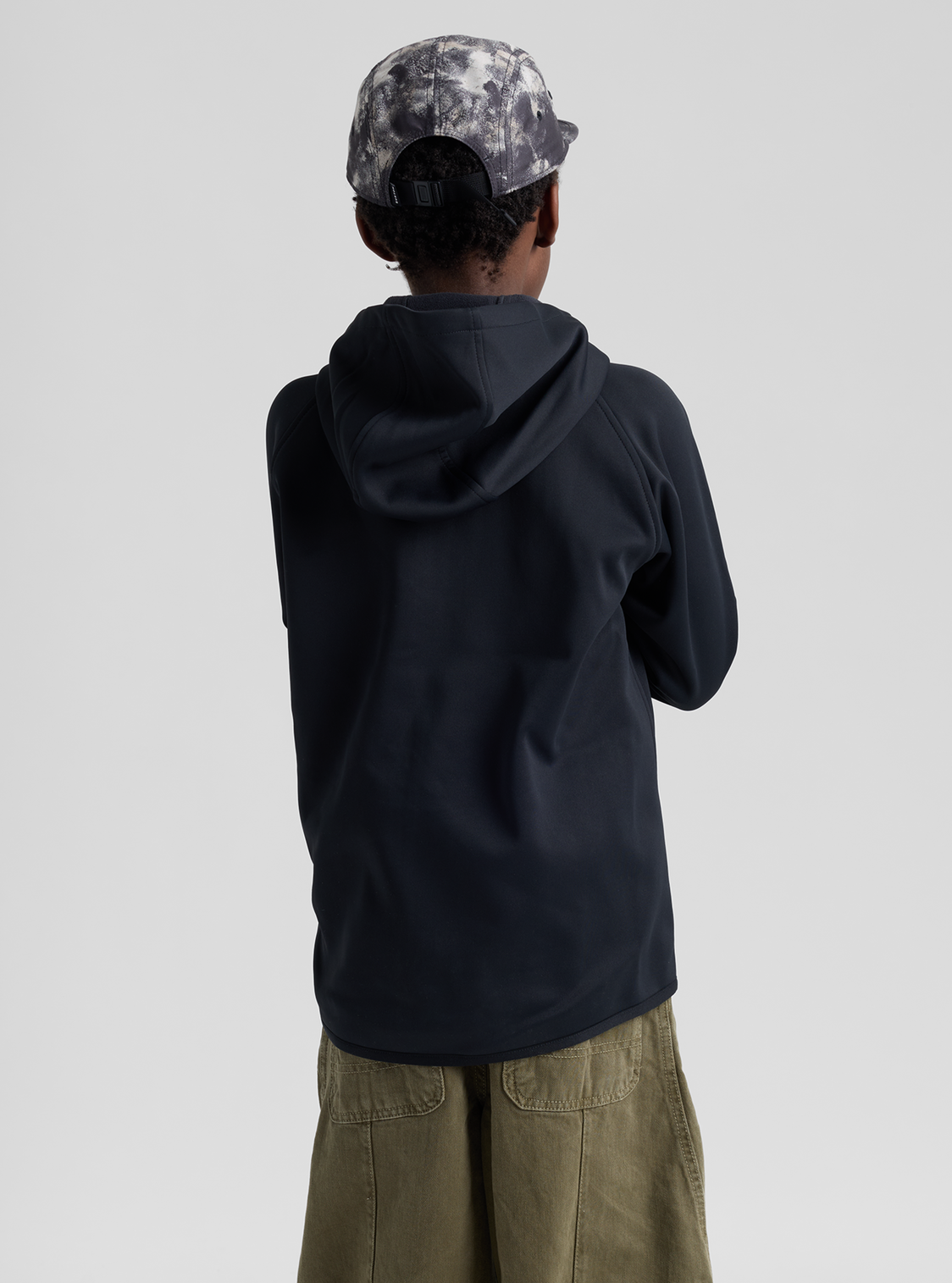 Kids' Burton Crown Weatherproof Full-Zip Fleece - True Black