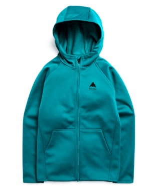 Kids' Burton Crown Weatherproof Full-Zip Fleece - Pacific Teal