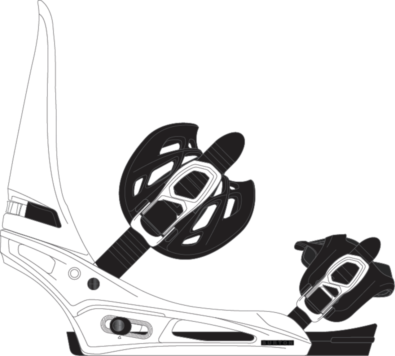 Men's Cartel X Re:Flex Snowboard Bindings - White