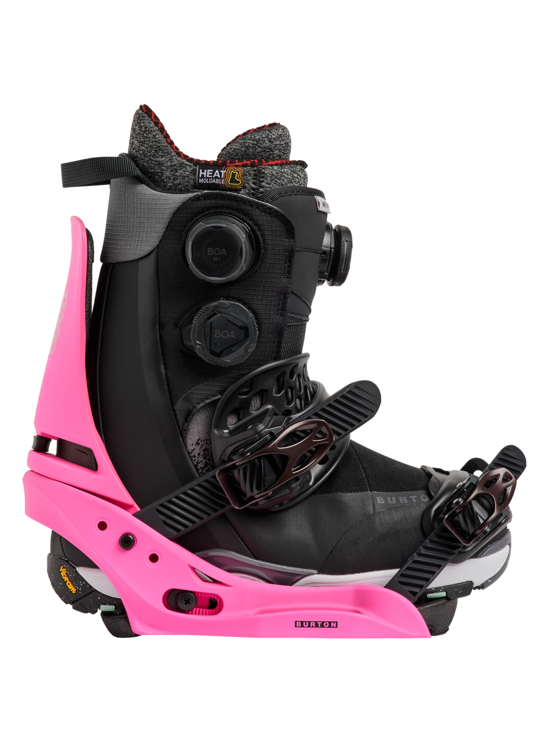 Women's Lexa X EST® Snowboard Bindings - Shockwave Pink