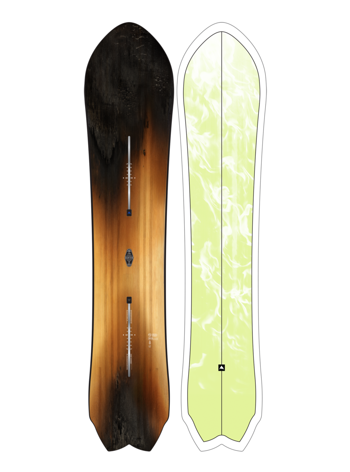 Fish 3D Directional Flat Top Snowboard - No Color