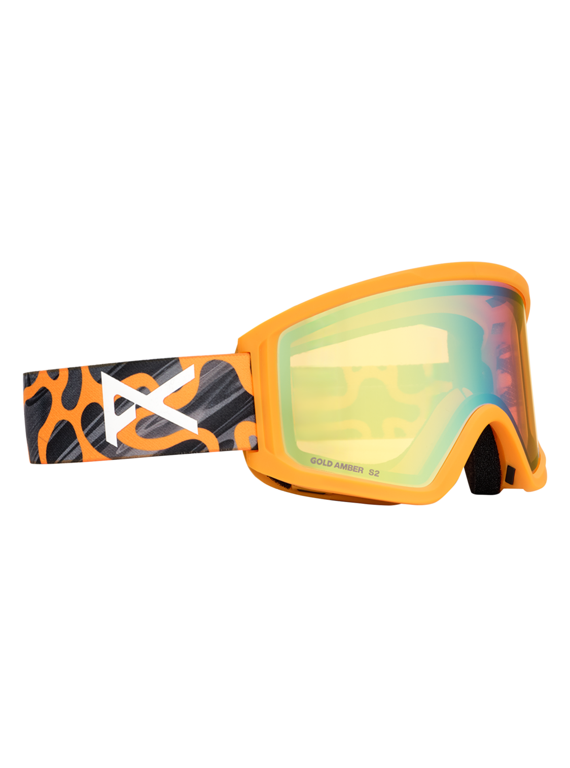 Tracker 2.0 Goggles + MFI® Face Mask - Blobs / Gold Amber