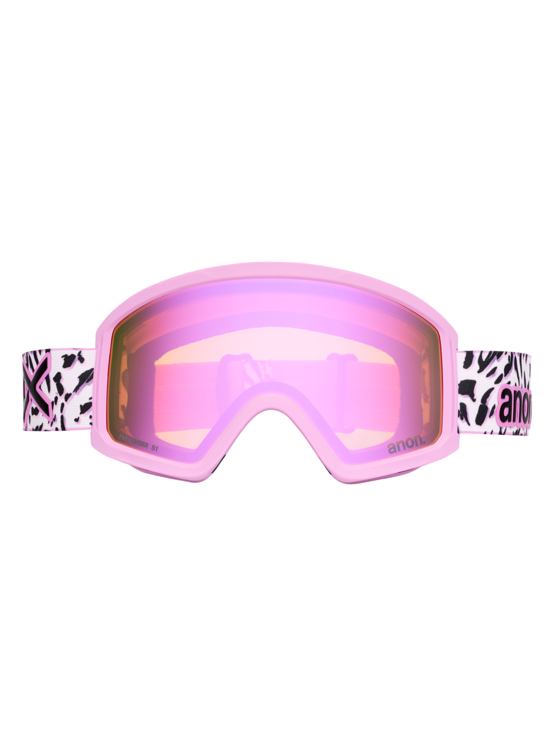 Tracker 2.0 Goggles + MFI® Face Mask - Leopard Pink / Pink Amber