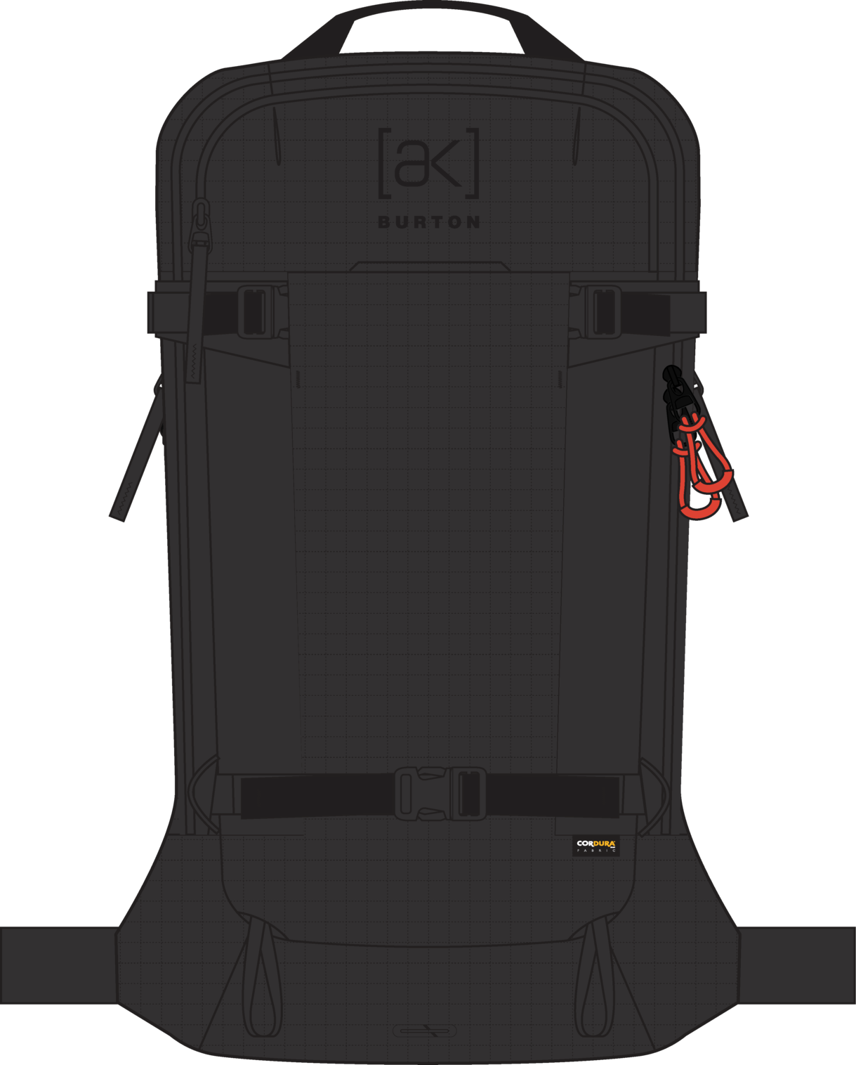 [ak] Dispatcher 25L Backpack - True Black