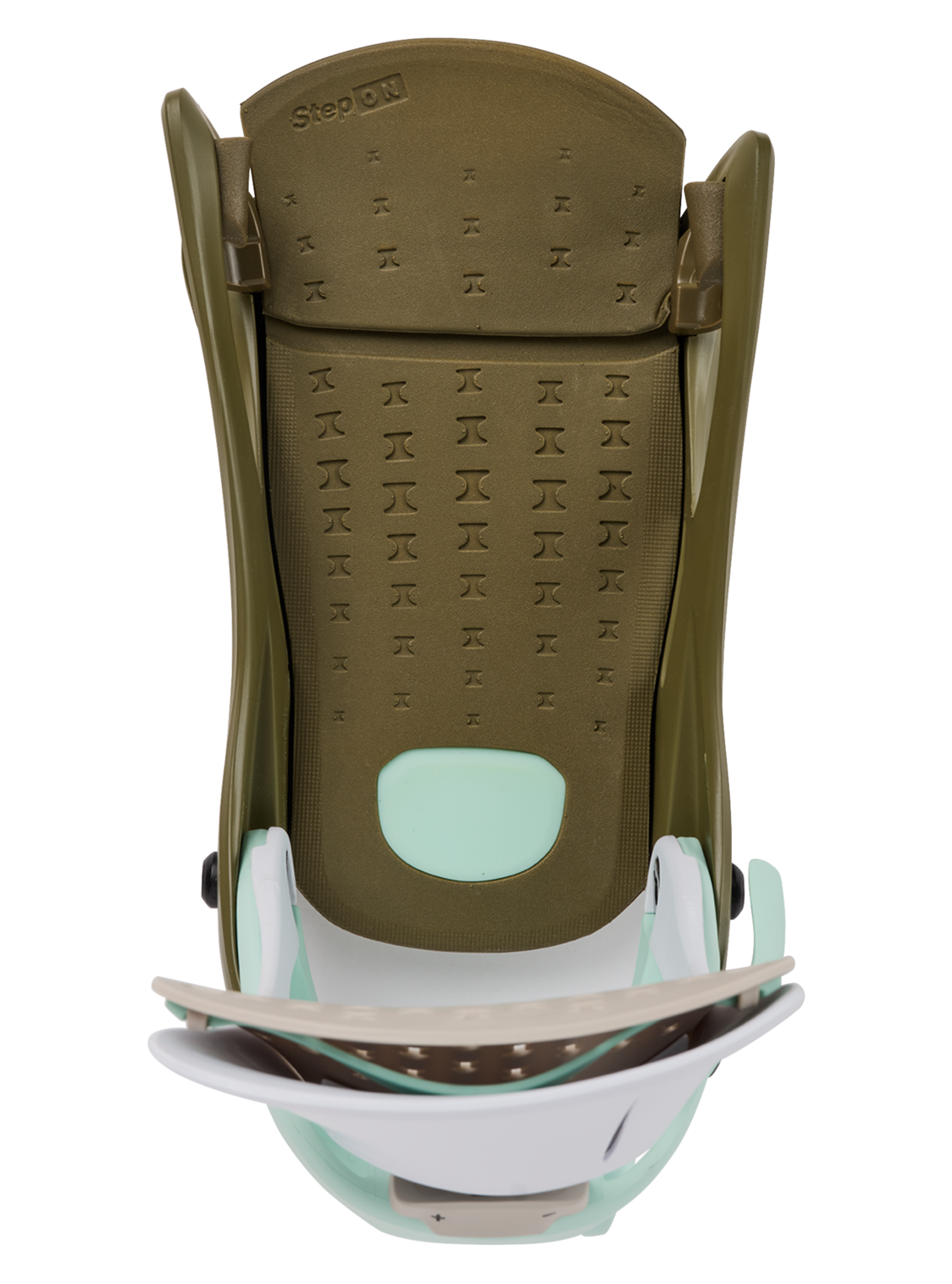 Women's Step On® Escapade Re:Flex Snowboard Bindings - White/Dried Moss