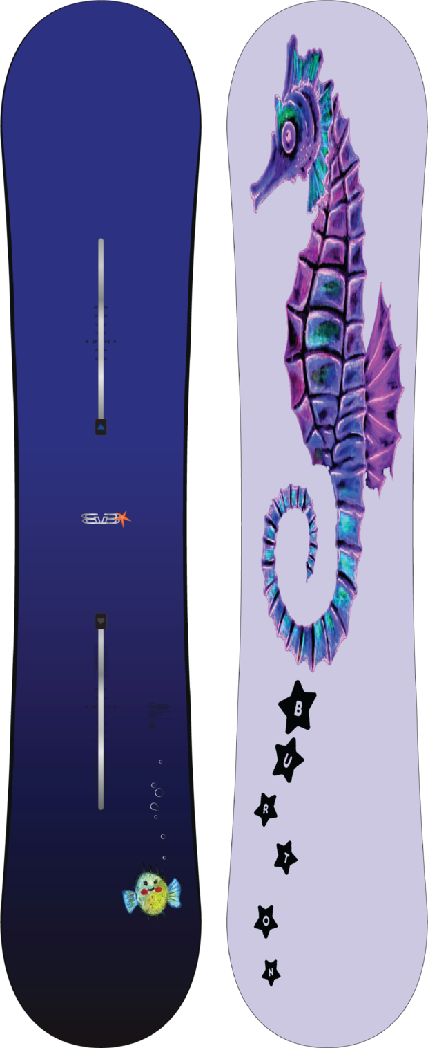 Blossom Camber Snowboard - Seahorse