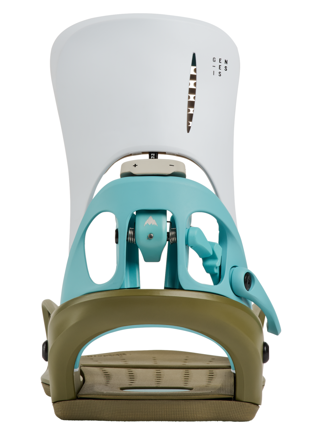 Men's Step On® Genesis Re:Flex Snowboard Bindings - White/Dried Moss