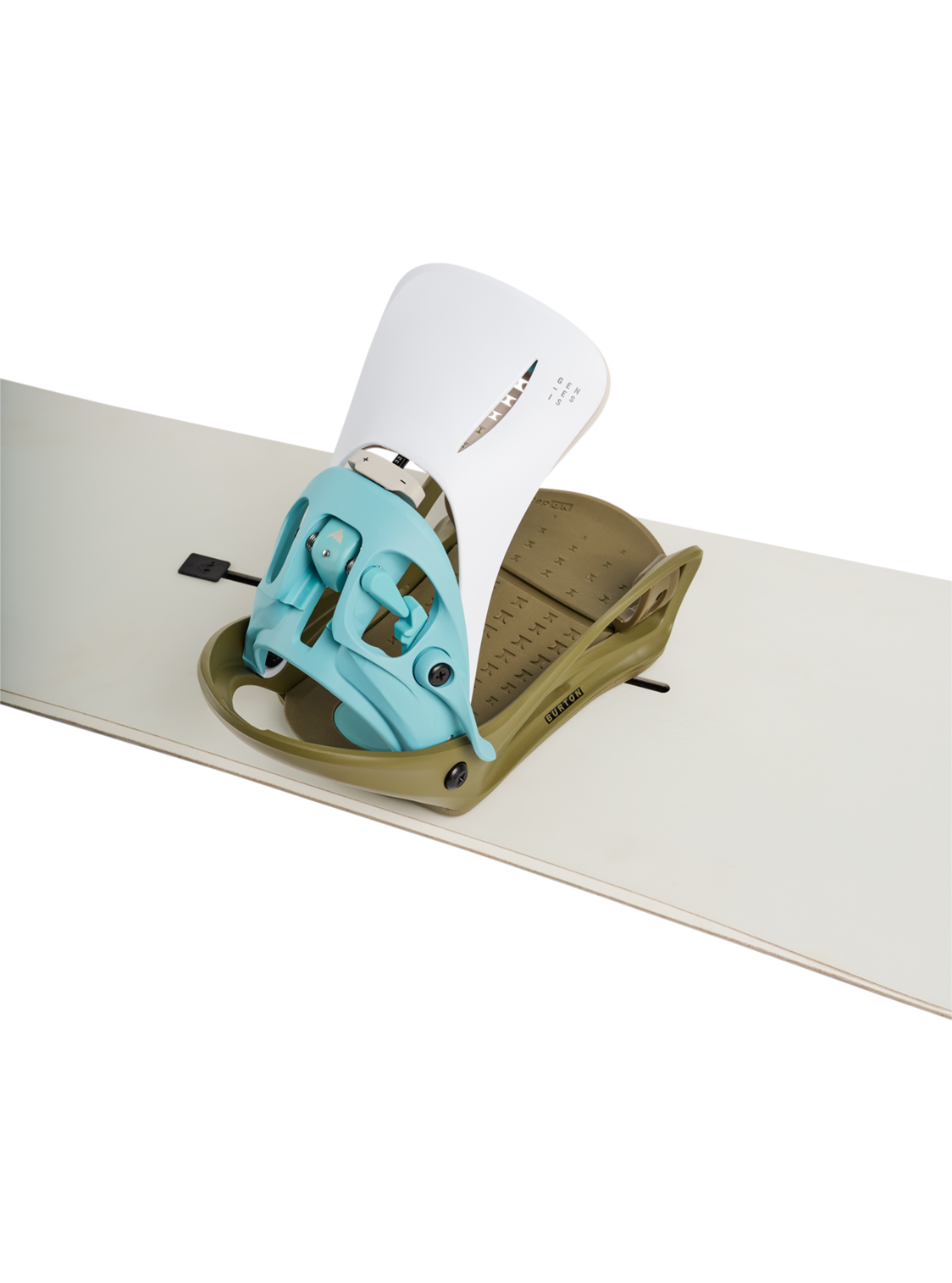 Men's Step On® Genesis Re:Flex Snowboard Bindings - White/Dried Moss