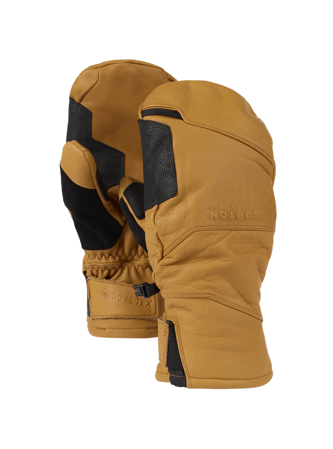 [ak] Clutch GORE-TEX Leather Mittens - Honey