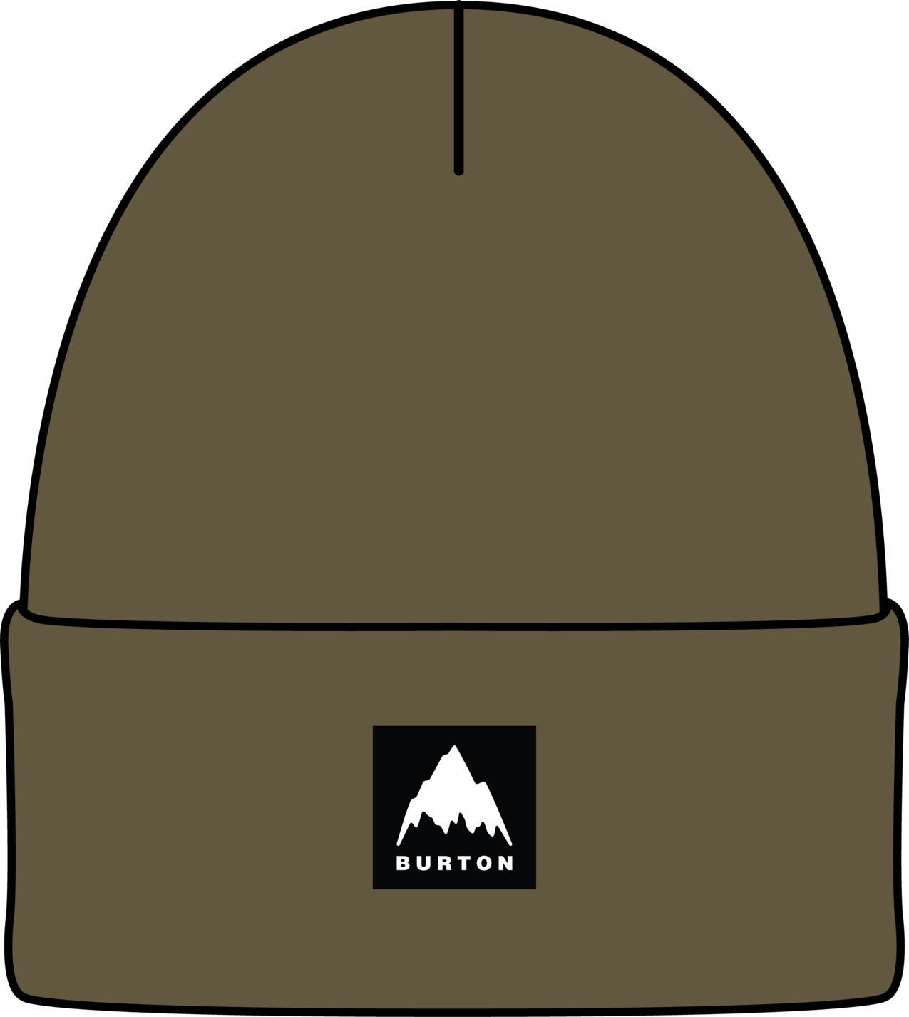 Recycled Kactusbunch Tall Beanie - Dried Moss